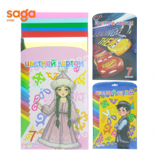 Картон цветной 7цв "Актан" 12/192 MD95842