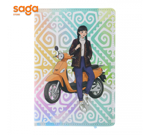 Блокнот в национальном казахском стиле А5, в клетку, AN 250817 1/60