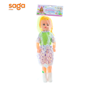 Кукла в шляпе музыкальная 42см 3018