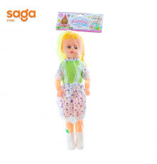 Кукла в шляпе музыкальная 42см 3018