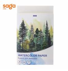 Бумага для акварели, формат-А4, 20л. Jooydoo