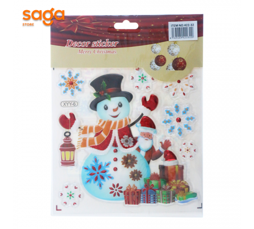 Новогодние наклейки для декора 422-32
