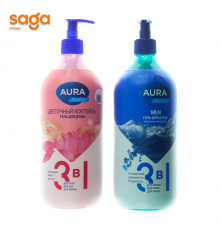 Гель для душа Aura 1000ml.
