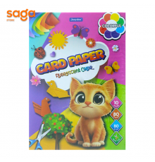 Цветная бумага 10цв, 80л, А5 QD-21076-А5