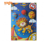 Картон флуоресцентный Jooydoo, формат-А4, QD-21062.