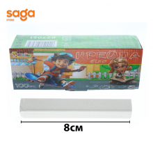 Мел школьный "Крейда", цвет-белый, в упаковке-100шт.