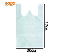 Пакет/Майка белый 5-нан 100 кайс в пачке 50шт в мешке 100шт