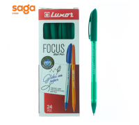 Ручка шариковая Luxor Focus, зеленый, 0,7мм. 16404.