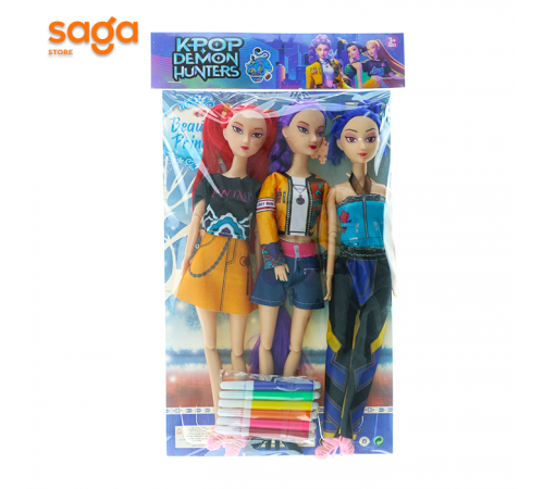 Кукла Кейпоп в салафане 3х 930A