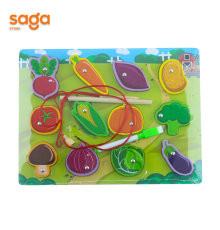 Развивающая деревянная игра-пазл "Овощи" 243-3 TA