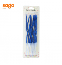 Свечи (змейка блестящая 12шт) для торта 1/360