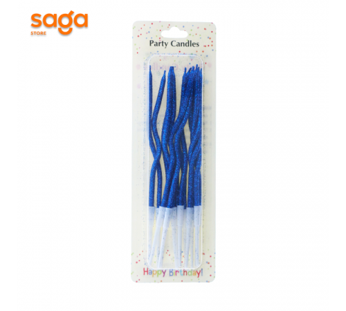 Свечи (змейка блестящая 12шт) для торта 1/360