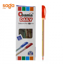 Ручка шариковая "Daily", синий,  в упаковке-12шт.