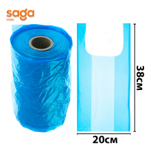 Пакет/Майка, цветной, 2-нан/200*380мм, в мешке-40 рулонов, 574гр. 999