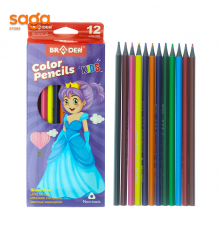 Карандаши цветные "BRADEN", 12/240 8030-12цв