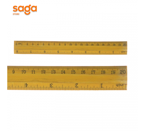 Линейка деревянная 20см