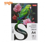 Глянцевая двухсторонняя фотобумага SAUR, А4/210*297мм, 160гр, в пачке-50л.