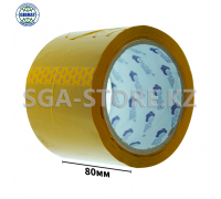 Клейкая лента/скотч, желтый, 80*70, в блоке-3шт.