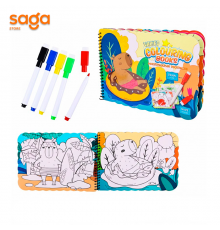 Раскраска многоразовая QD-30021.