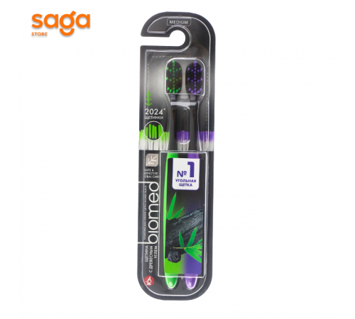 Зубная щетка Медиум 2х