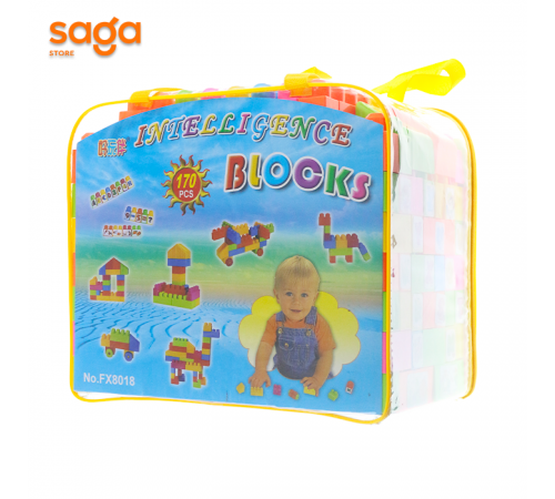 Конструктор в сумке 170шт 8018.