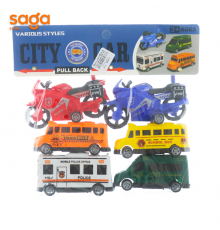 Мотоциклы автобус в пакете 6х 12.