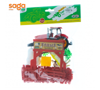 Трактор с животными  0582.