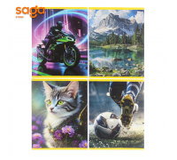 Тетрадь общая, 36л, А5, в линейку. YR-2025-36