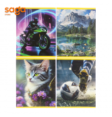 Тетрадь общая, 36л, А5, в линейку. YR-2025-36