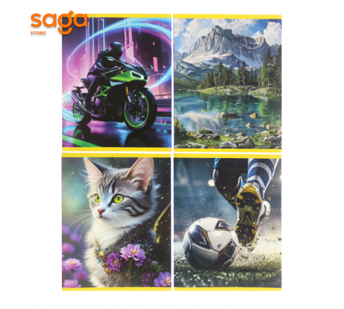 Тетрадь общая, 36л, А5, в линейку. YR-2025-36