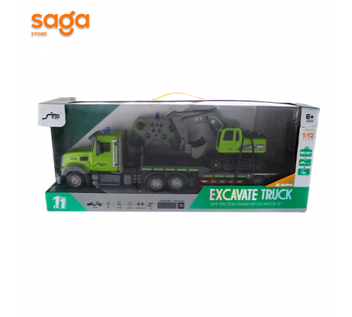 Трейлер экскаватор с пультом 9010.