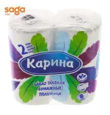 Полотенца бумажные укладка Карина 2в1