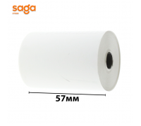 Термолента кассовая/Чековая термолента, размер 57*40 - 57*26, в блоке-10шт, в коробке 200шт.