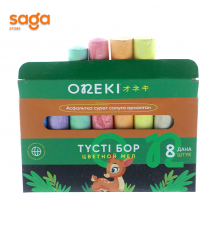 Мелки цветные для асфальта ONEKI 8х 09126.