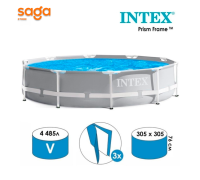Бассейн каркасный "INTEX", прямоугольный, 305х76см, 3,1м 26700 NP