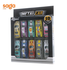 Набор металлических машинок в коробке-10шт. 957-105