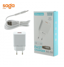 Зарядка со шнуром тайпси 3,0 АС-50.