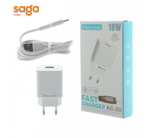 Зарядка со шнуром тайпси 3,0 АС-50.