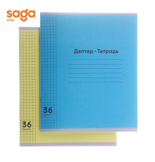 Тетрадь общая А5, 36л, клетка 12/240 ON-43114