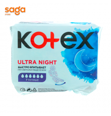 Прокладки Carefree Kotex, ночной, в упаковке-7шт.