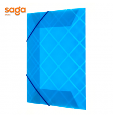 Папка резинка, синий формат-А4, 24330-8 1/240