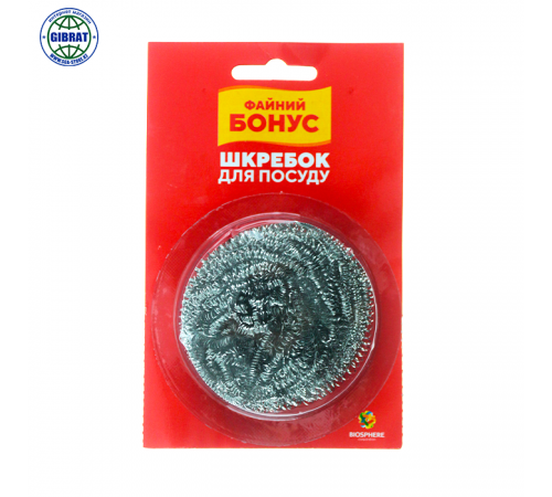Скребок кухонный металлический, в упаковке-1шт.