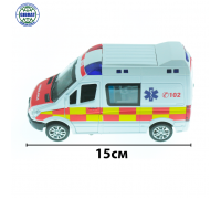 Машина металлический Скорая 2TIAE