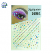 Стразы на лицо самоклеящиеся для макияжа и волос