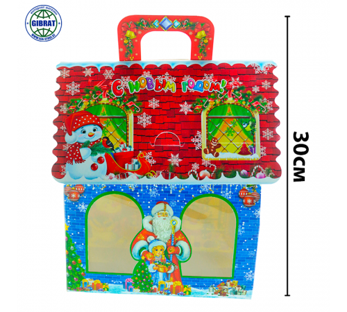 Коробка подарочная "С новым годом!" 12х ZН-56