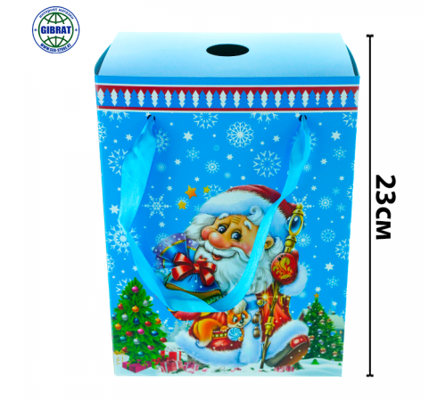 Коробка подарочная "С новым годом!" 12х ZН-54