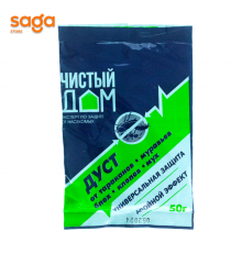 Средство защиты от насекомых ДУСТ Чистый дом 50гр.