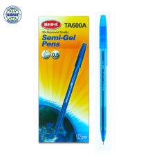 Ручка шариковая BEIFA, синий, 0,5мм.  600-02