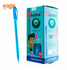 Ручка шариковая, синяя, Обама/Obama"Line", 0,7мм, в коробке 50/1000/4000