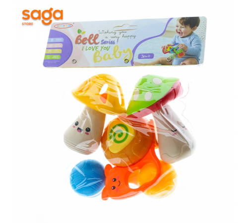 Погремушка «Гриб» в пакете 8430-2